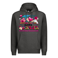 Charcoal Heather costom name valentines day cna certified nursing Premium Hoodie - AdoDesignShop