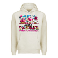 Oatmeal Heather costom name valentines day cna certified nursing Premium Hoodie - AdoDesignShop