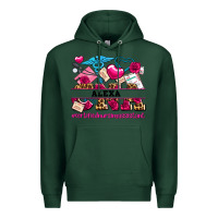 Sports Green costom name valentines day cna certified nursing Premium Hoodie - AdoDesignShop