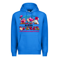 True Royal costom name valentines day cna certified nursing Premium Hoodie - AdoDesignShop