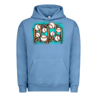 Pigment Pebble Blue baseball background Urban Hoodie - JahusDesignShop