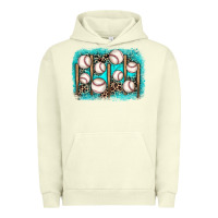 Pigment Pistachio baseball background Urban Hoodie - JahusDesignShop