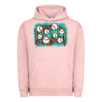 Pigment Salmon baseball background Urban Hoodie - JahusDesignShop