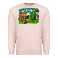 Pale Pink happy st. patrick's day cattle and calfs Premium Sweatshirt - RanaPortraitStore