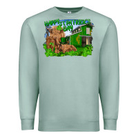 Seafoam happy st. patrick's day cattle and calfs Premium Sweatshirt - RanaPortraitStore