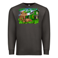Smoke happy st. patrick's day cattle and calfs Premium Sweatshirt - RanaPortraitStore