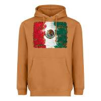 Meerkat Mexican Flag With Leopard Heavyweight Hoodie - RanaPortraitStore