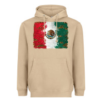 Mushroom Mexican Flag With Leopard Heavyweight Hoodie - RanaPortraitStore