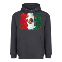 Smoke Mexican Flag With Leopard Heavyweight Hoodie - RanaPortraitStore