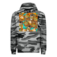 Slate Camo autumn cupcakes seamless pattern Premium Hoodie - BundleAndBundleShop