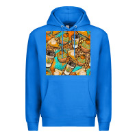 True Royal autumn cupcakes seamless pattern Premium Hoodie - BundleAndBundleShop