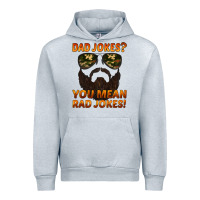 Heather Grey dad jokes you mean rad jokes Urban Hoodie - Artiststas