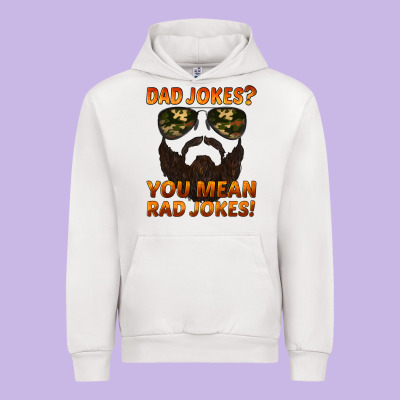 Dad Jokes You Mean Rad Jokes Urban Hoodie Designed By Artiststas