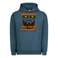 Pigment Midnight Navy dad jokes you mean rad jokes Urban Hoodie - Artiststas