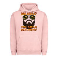 Pigment Salmon dad jokes you mean rad jokes Urban Hoodie - Artiststas