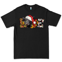 Black love christmas black angus Premium Tee - LillyAllenDesigns