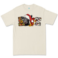 Love Christmas Black Angus Premium Tee | Teevron