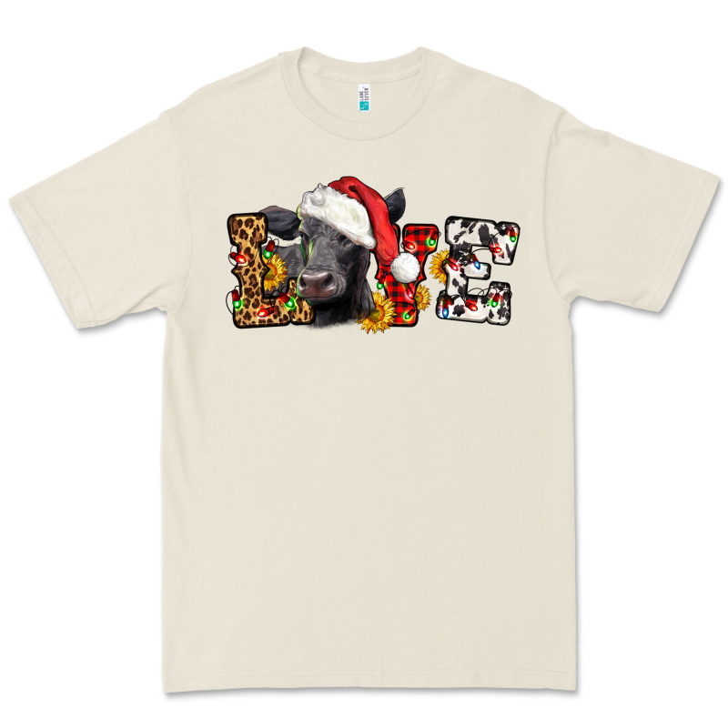 Love Christmas Black Angus Premium Tee by LillyAllenDesigns | Teevron