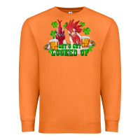 Carrot st. patrick's day roosters let's get lucked up Premium Sweatshirt - RanaPortraitStore