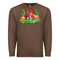 Chestnut st. patrick's day roosters let's get lucked up Premium Sweatshirt - RanaPortraitStore