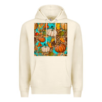 Tofu fall pumpkin seamless pattern Premium Hoodie - BundleAndBundleShop
