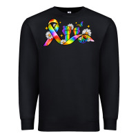 Black pride ribbon Premium Sweatshirt - Zillion Design Studio