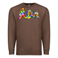 Chestnut pride ribbon Premium Sweatshirt - Zillion Design Studio