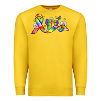 Lemon pride ribbon Premium Sweatshirt - Zillion Design Studio