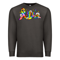 Smoke pride ribbon Premium Sweatshirt - Zillion Design Studio