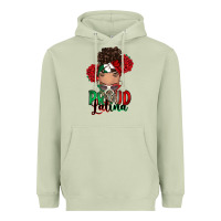 Matcha Proud Latina messy bun Heavyweight Hoodie - RanaPortraitStore