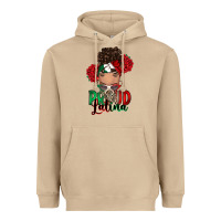 Mushroom Proud Latina messy bun Heavyweight Hoodie - RanaPortraitStore