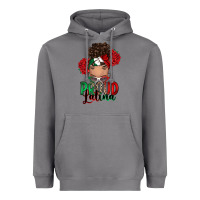 Proud Latina Messy Bun Heavyweight Hoodie | Teevron