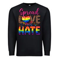 Black spread love not hate Premium Sweatshirt - Zillion Design Studio