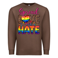 Chestnut spread love not hate Premium Sweatshirt - Zillion Design Studio