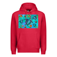 Cardinal Turtle Seashells Starfish Premium Hoodie - Artiststas
