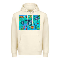 Sandshell Turtle Seashells Starfish Premium Hoodie - Artiststas