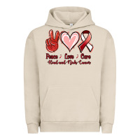Pigment French Oak peace love cure head and neck cancer Urban Hoodie - Jasminsmagicworld