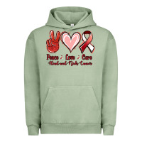 Peace Love Cure Head And Neck Cancer Urban Hoodie | Teevron