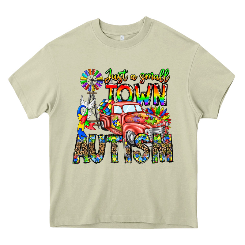 Just A Girl Small Town Autism Heavy Core Tee by CowhideDigitalArt | Teevron
