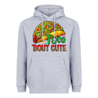 Heather Grey Taco 'bout cute Heavyweight Hoodie - RanaPortraitStore