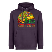 Plum Taco 'bout cute Heavyweight Hoodie - RanaPortraitStore