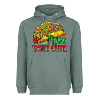 Sage Taco 'bout cute Heavyweight Hoodie - RanaPortraitStore