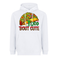 White Taco 'bout cute Heavyweight Hoodie - RanaPortraitStore