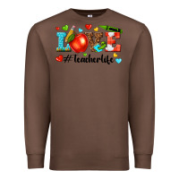 Chestnut love teacher life Premium Sweatshirt - texasbilliewilder