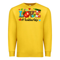 Lemon love teacher life Premium Sweatshirt - texasbilliewilder