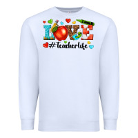 White love teacher life Premium Sweatshirt - texasbilliewilder