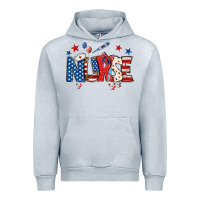 Heather Grey american nurse Urban Hoodie - BundleAndBundleShop