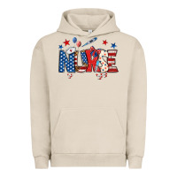 Pigment French Oak american nurse Urban Hoodie - BundleAndBundleShop