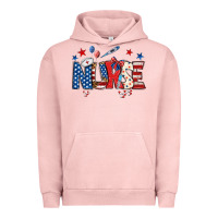 Pigment Salmon american nurse Urban Hoodie - BundleAndBundleShop