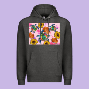 Sunflowers Turtle Premium Hoodie Designed By Artiststas